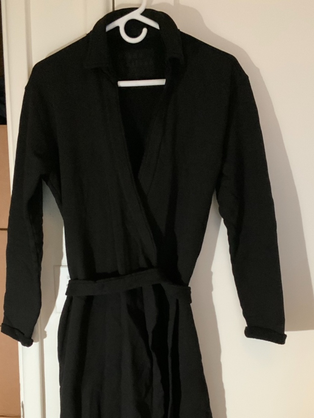 Frank and Eileen Willa Wrap Dress Black Size S Excellent Condition